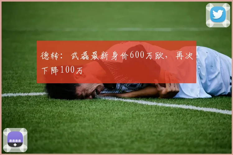 德转：武磊最新身价600万欧，再次下降100万