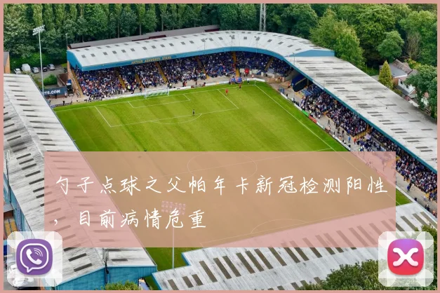 勺子点球之父帕年卡新冠检测阳性，目前病情危重